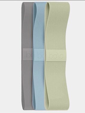 NWT Bala Resistance Bands 3-Pack in Assorted Colors (Charcoal, Sea & Sage)